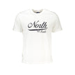 North Sails Bianco Baumwoll-T-Shirt für Herren