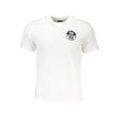 North Sails Bianco Baumwoll-T-Shirt für Herren