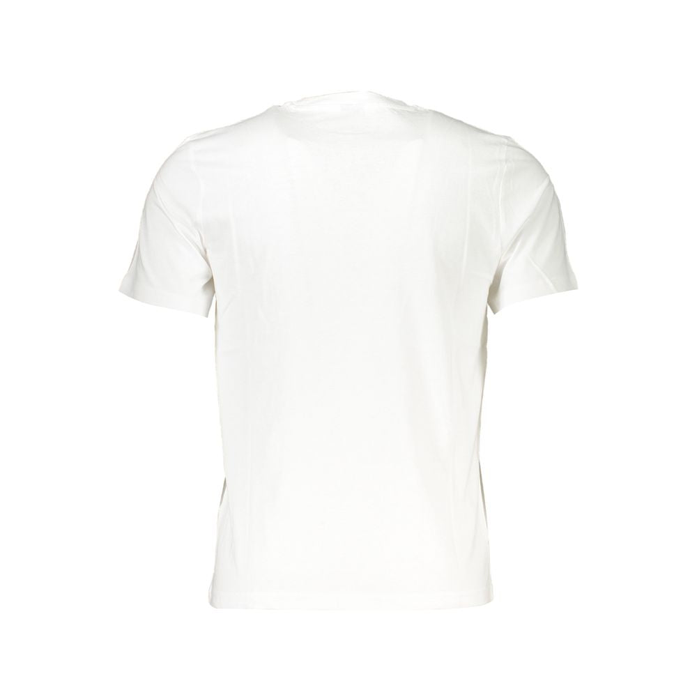 North Sails Bianco Baumwoll-T-Shirt für Herren