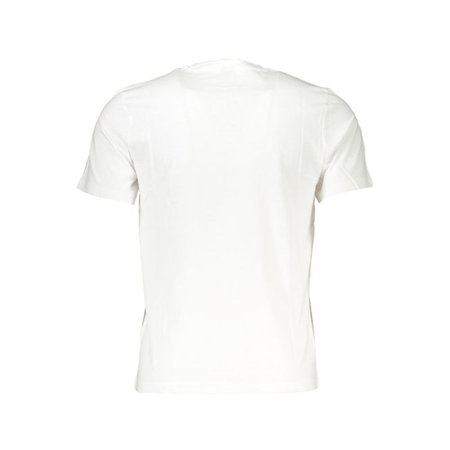 North Sails Bianco Baumwoll-T-Shirt für Herren