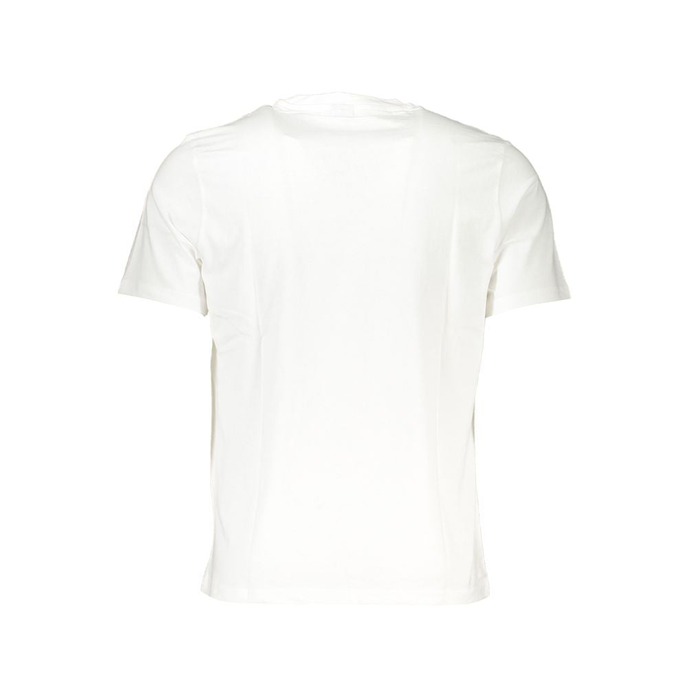 North Sails Bianco Baumwoll-T-Shirt für Herren