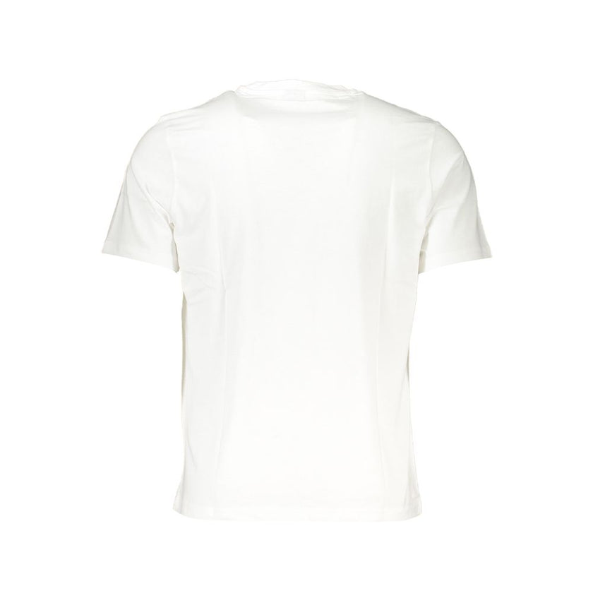 North Sails Bianco Baumwoll-T-Shirt für Herren