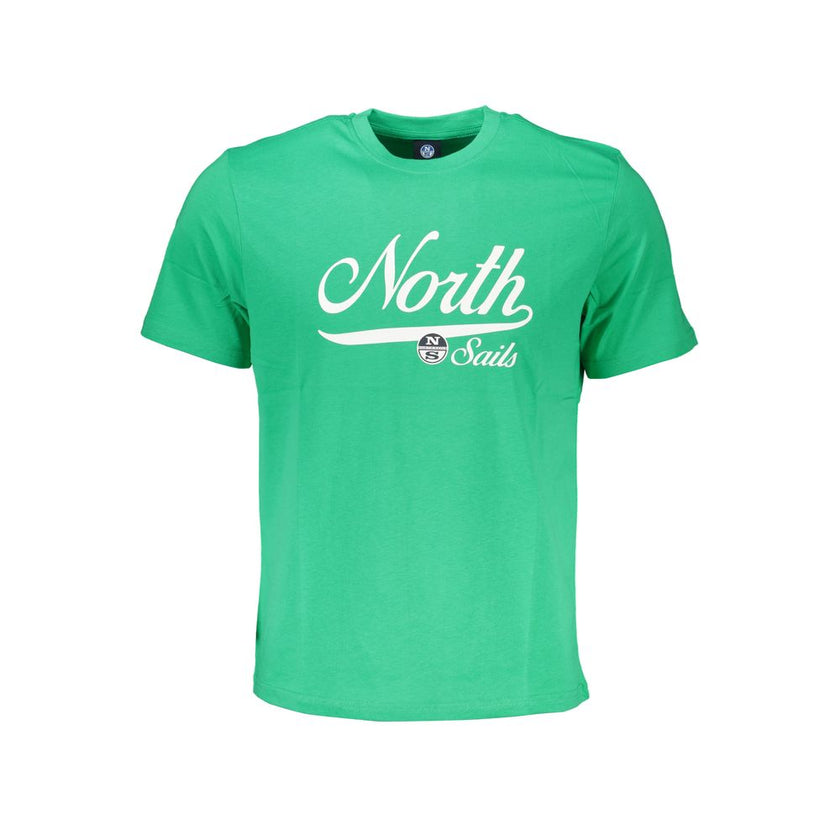 North Sails Verde Baumwoll-T-Shirt für Herren