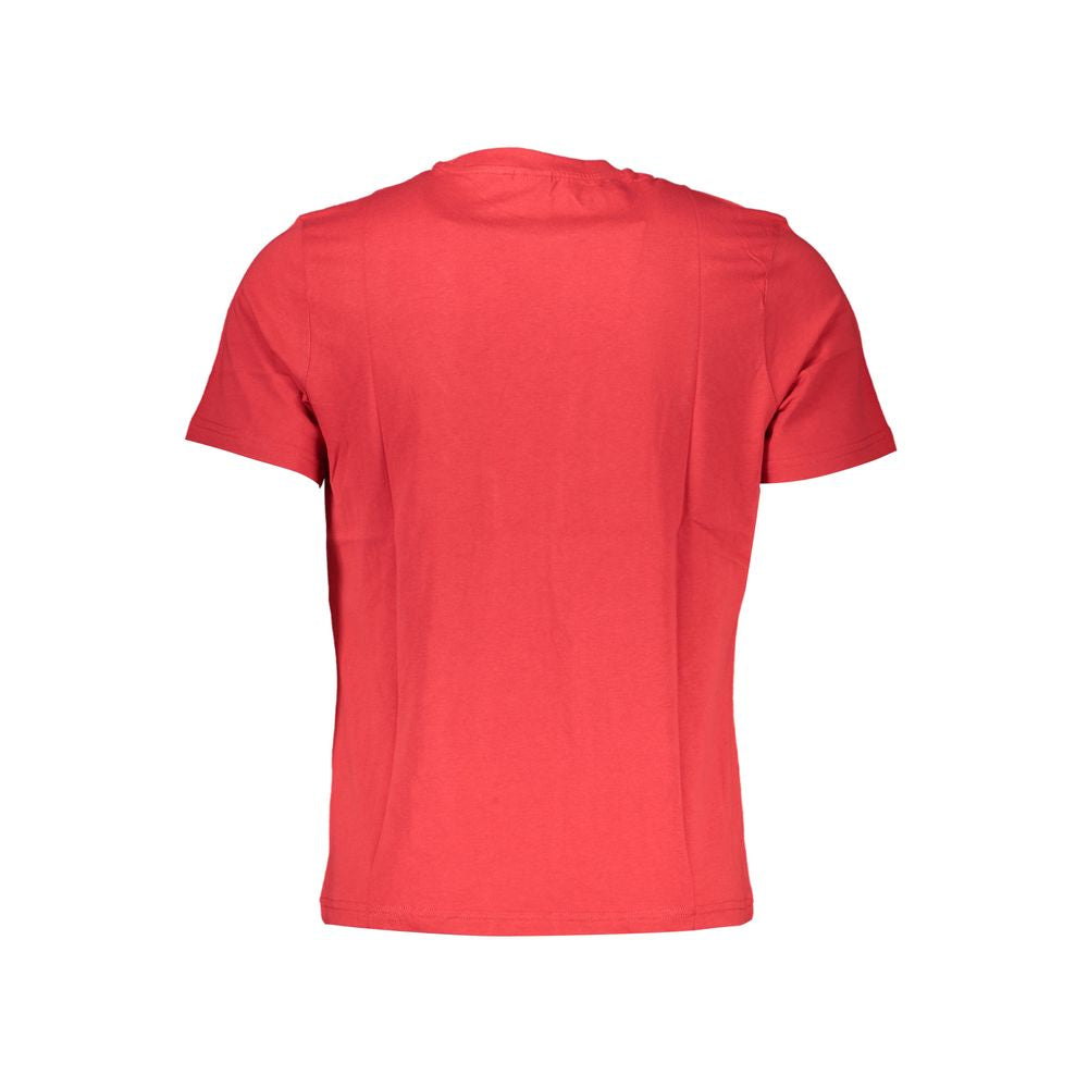 North Sails Rotes Baumwoll-T-Shirt für Herren