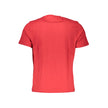 North Sails Rotes Baumwoll-T-Shirt für Herren