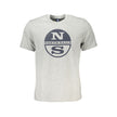 North Sails Grigio Baumwoll-T-Shirt für Herren