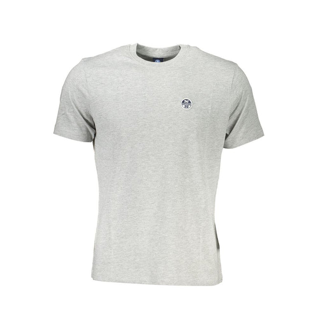 North Sails Grigio Baumwoll-T-Shirt für Herren