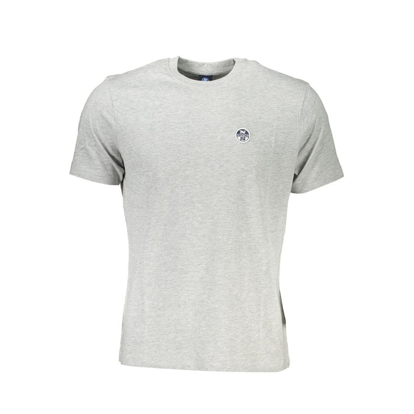 North Sails Grigio Baumwoll-T-Shirt für Herren