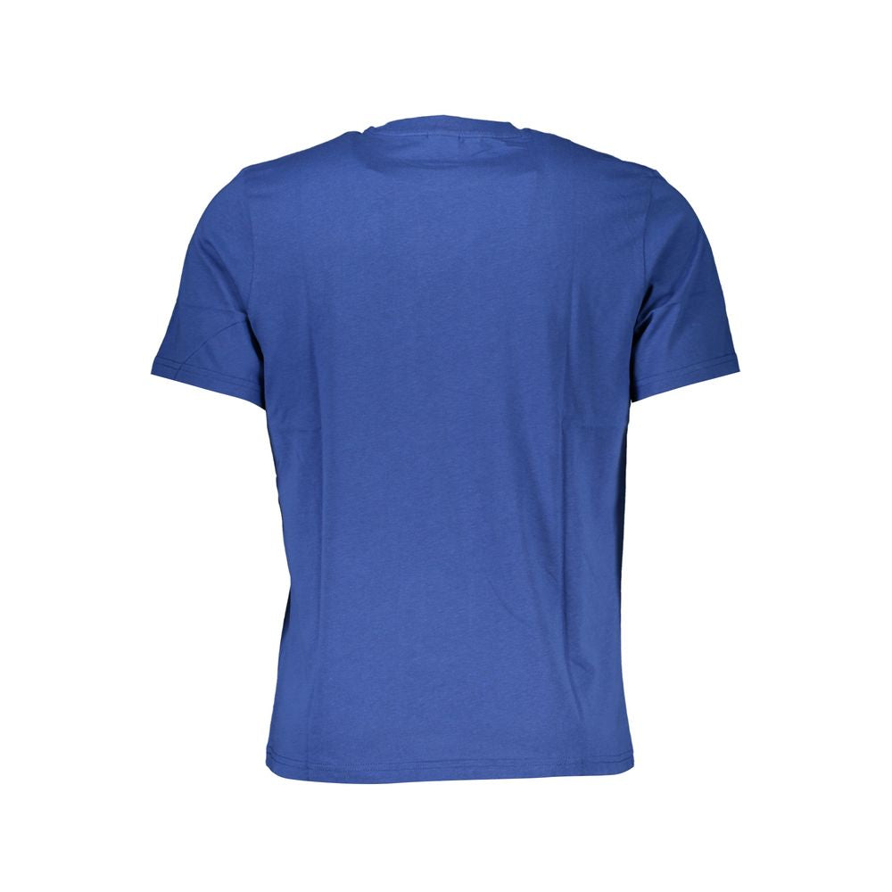 North Sails Blu Baumwoll-T-Shirt für Herren
