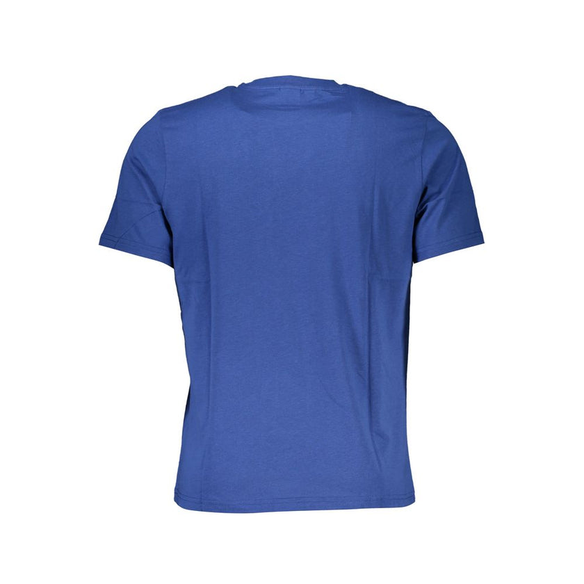 North Sails Blu Baumwoll-T-Shirt für Herren