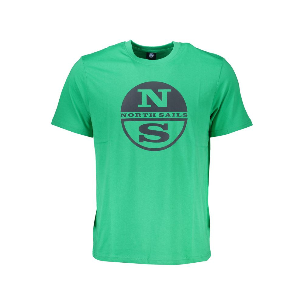 North Sails Verde Baumwoll-T-Shirt für Herren