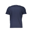North Sails Blu Baumwoll-T-Shirt für Herren