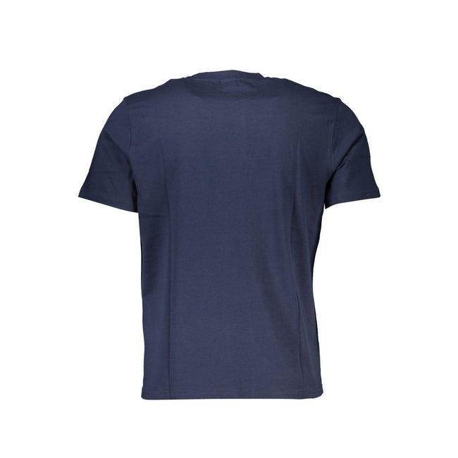 North Sails Blu Baumwoll-T-Shirt für Herren