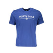 North Sails Blu Baumwoll-T-Shirt für Herren
