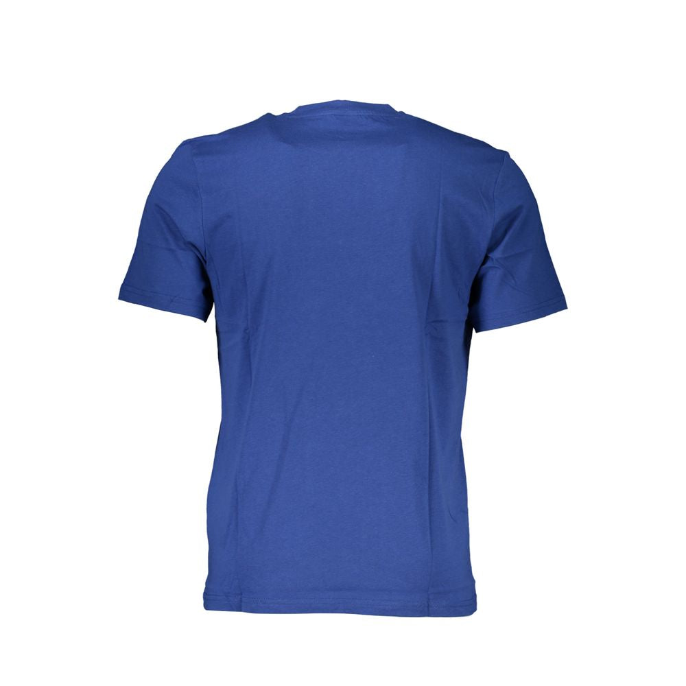 North Sails Blu Baumwoll-T-Shirt für Herren