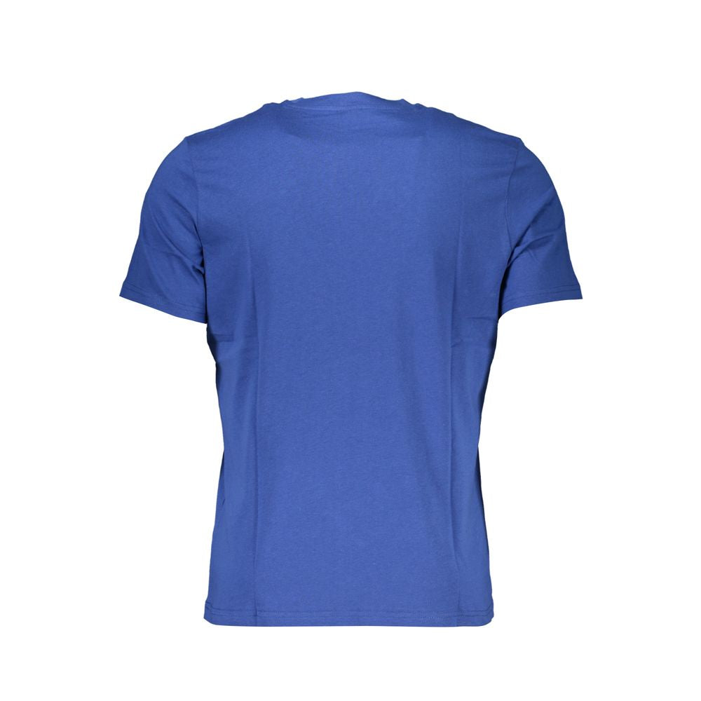 North Sails Blu Baumwoll-T-Shirt für Herren