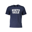 North Sails Blu Baumwoll-T-Shirt für Herren