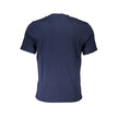 North Sails Blu Baumwoll-T-Shirt für Herren