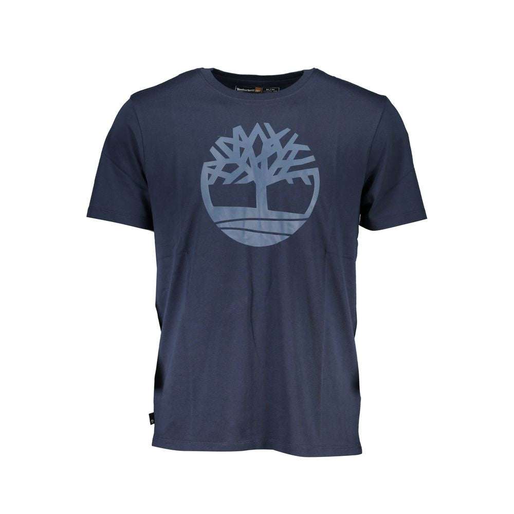 Timberland Blue Cotton T-Shirt for Men