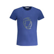 Trussardi Blaues Baumwoll-T-Shirt für Herren