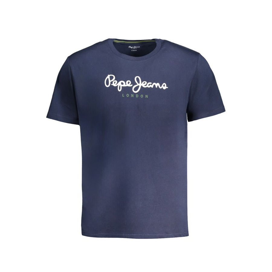 Men's Pepe Jeans Blue Cotton T-Shirt