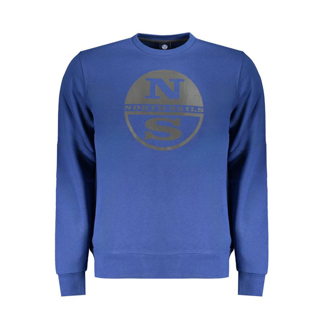 North Sails Blauer Baumwollpullover für Herren