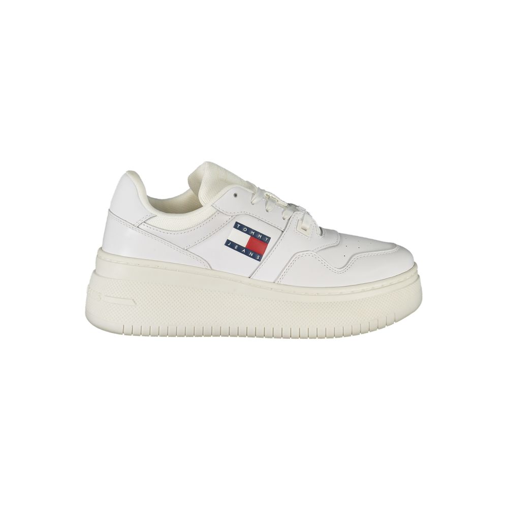 Tommy Hilfiger Sneaker aus weißem Stoff
