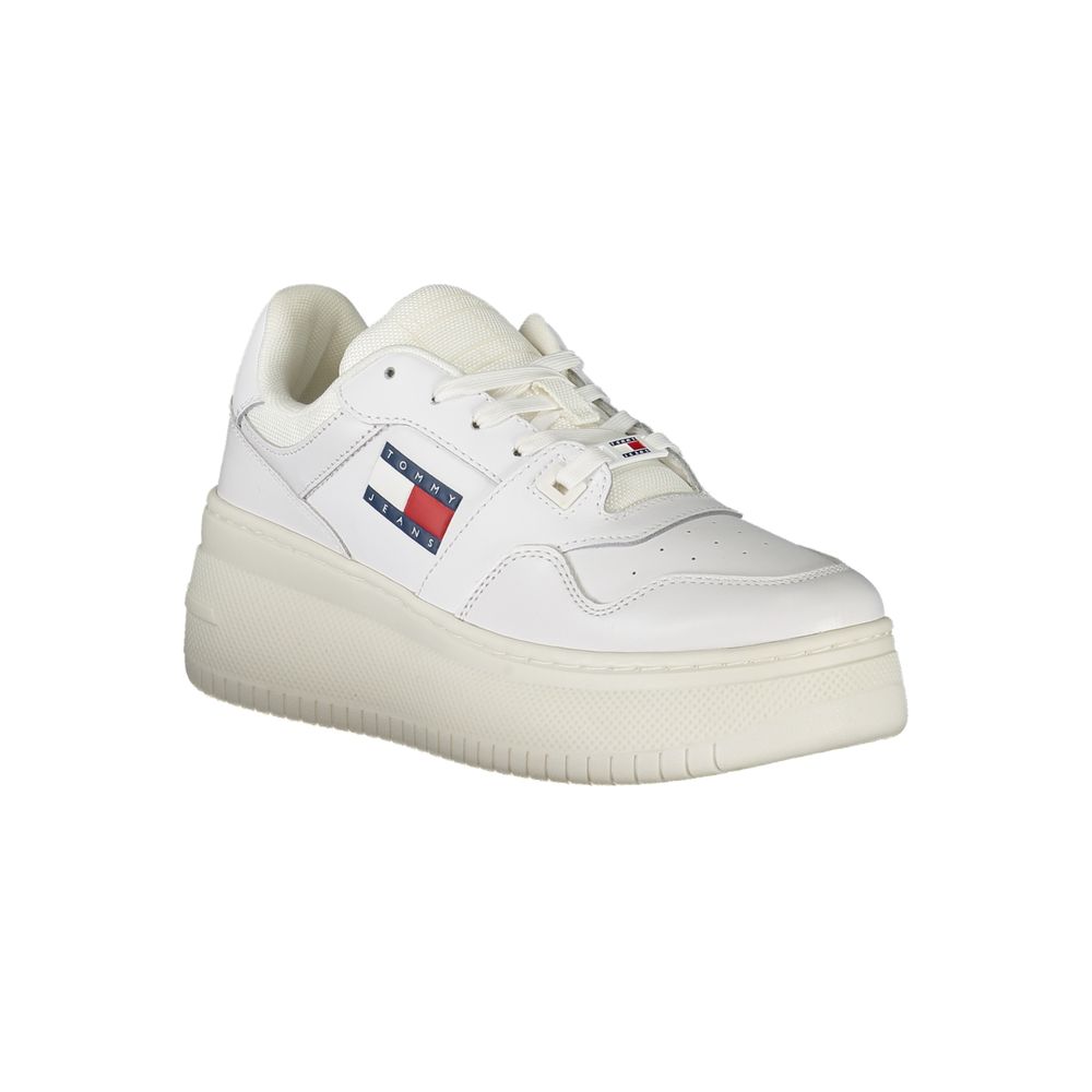 Tommy Hilfiger Sneaker aus weißem Stoff