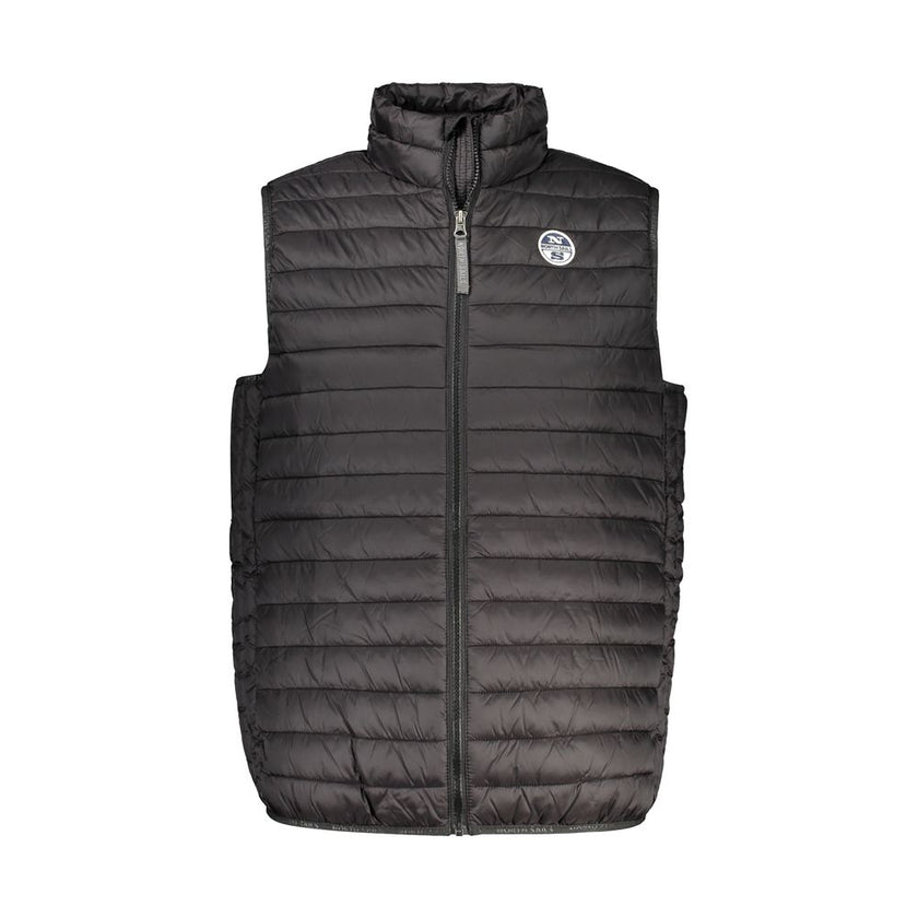 North Sails Schwarze Polyamid-Herrenjacke