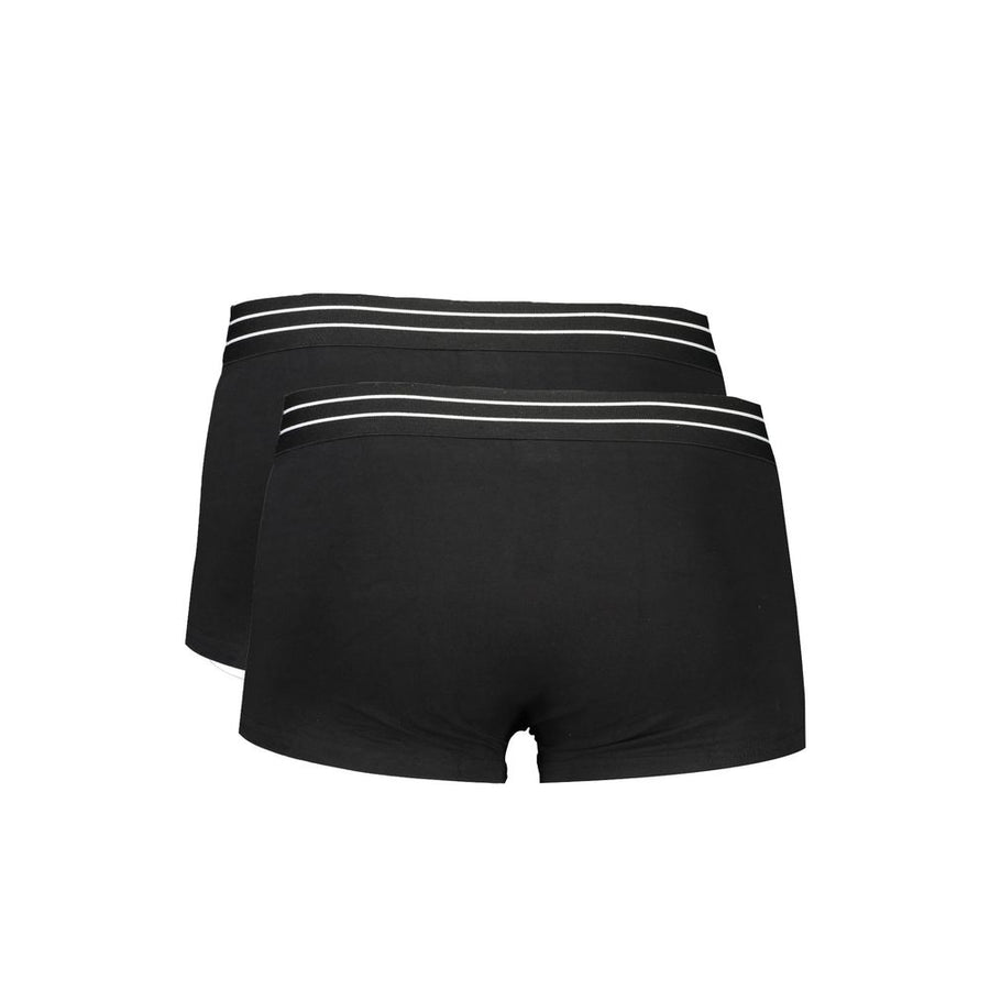 Cavalli Class Schwarze Herren-Boxershorts aus Baumwolle