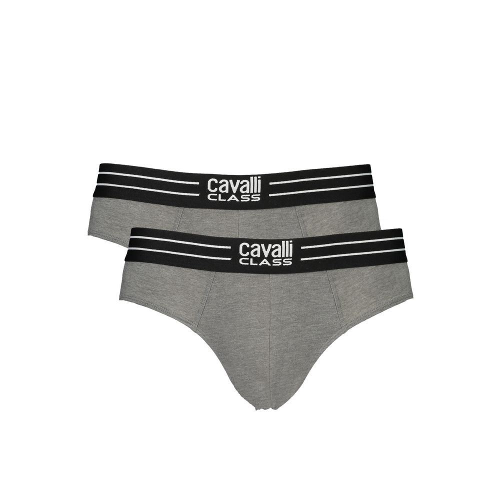 Cavalli Class Brown Cotton Men's Underwear