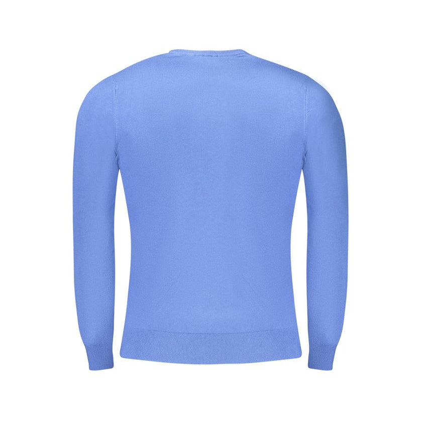 Cavalli Class Blauer Nylon-Pullover