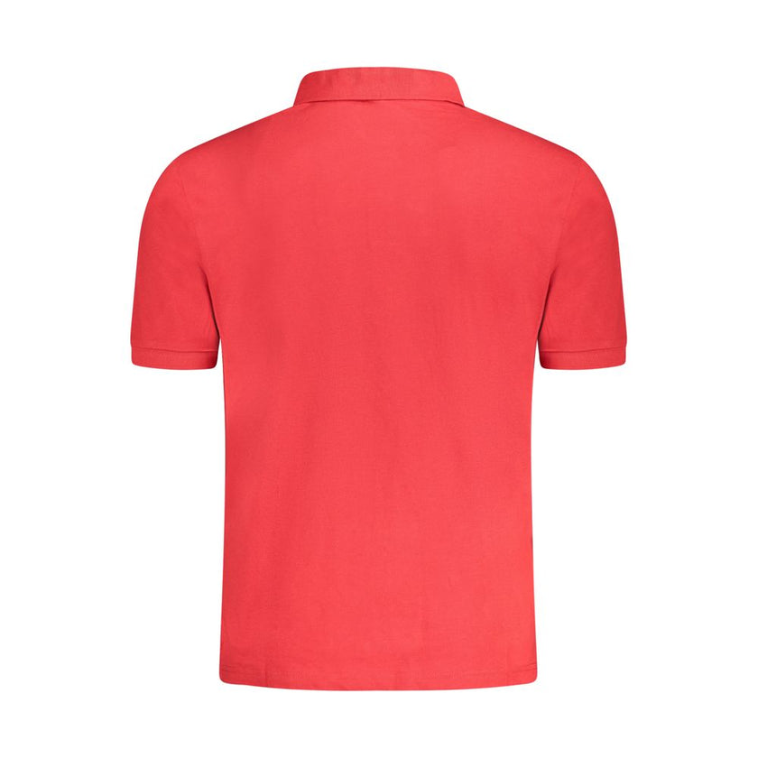 North Sails Rotes Baumwoll-Poloshirt für Herren