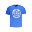 North Sails Blaues Baumwoll-T-Shirt für Herren