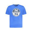 North Sails Blaues Baumwoll-T-Shirt für Herren