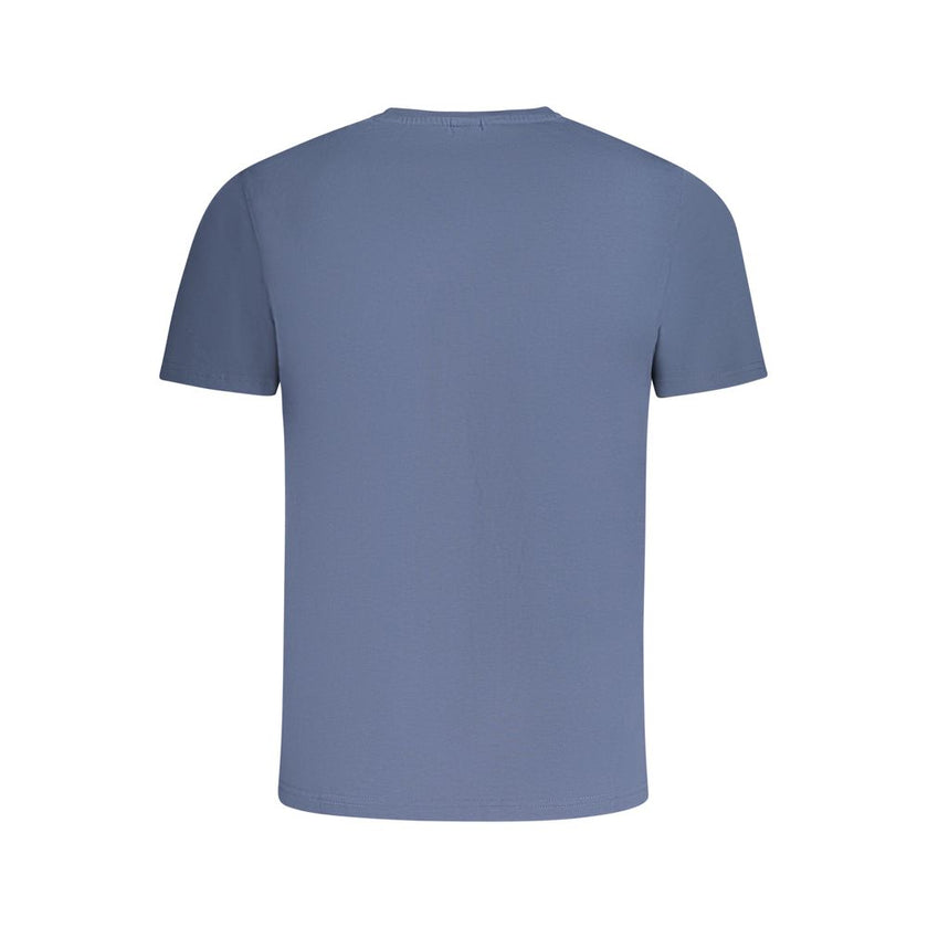 North Sails Blu Baumwoll-T-Shirt für Herren