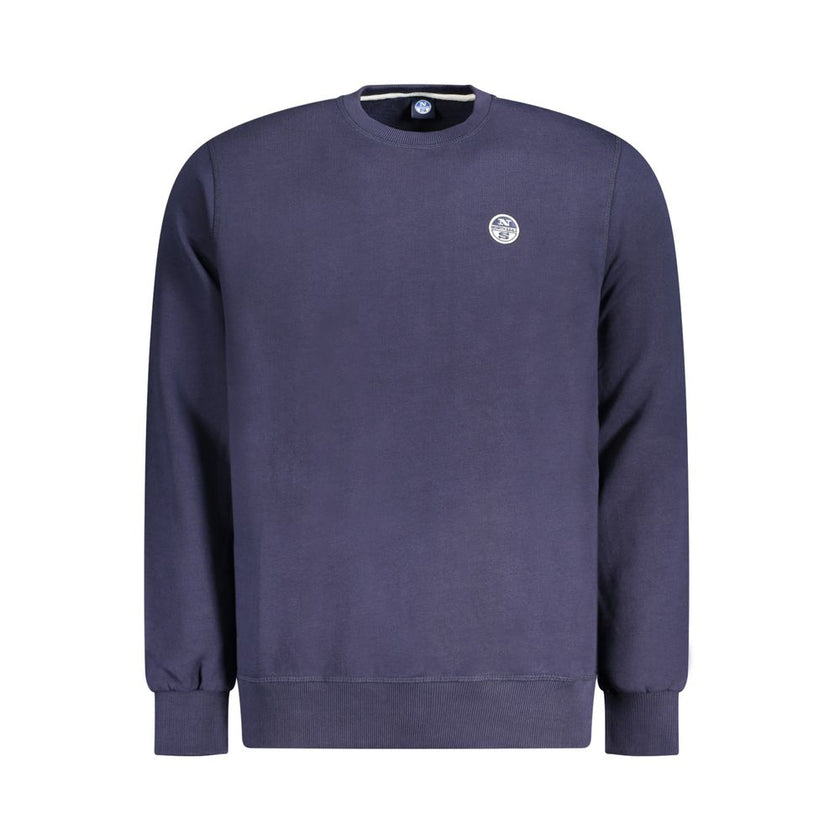North Sails Baumwoll-Sweatshirt in Blau