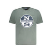 North Sails Verde Baumwoll-T-Shirt für Herren