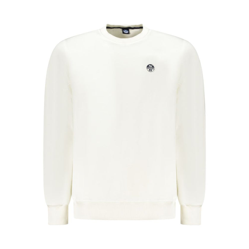 North Sails Weißes Baumwoll-Sweatshirt für Herren