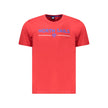 North Sails Rotes Baumwoll-T-Shirt für Herren
