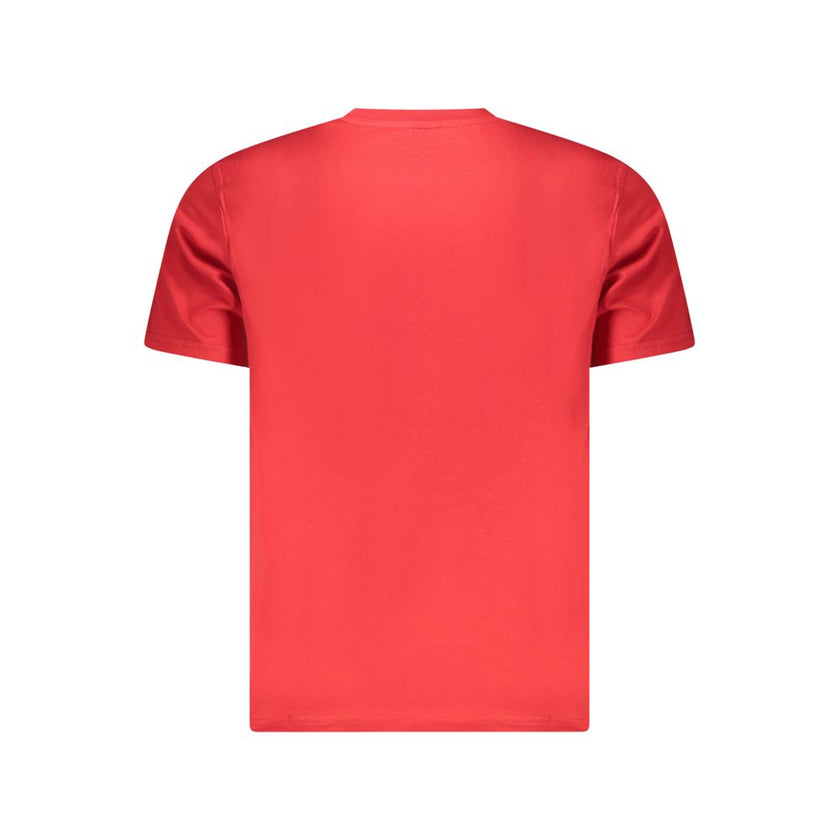 North Sails Rotes Baumwoll-T-Shirt für Herren