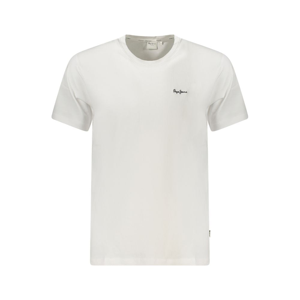 Pepe Jeans Men's White Cotton T-Shirt