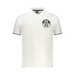 North Sails Bianco Baumwoll-Herrenpoloshirt