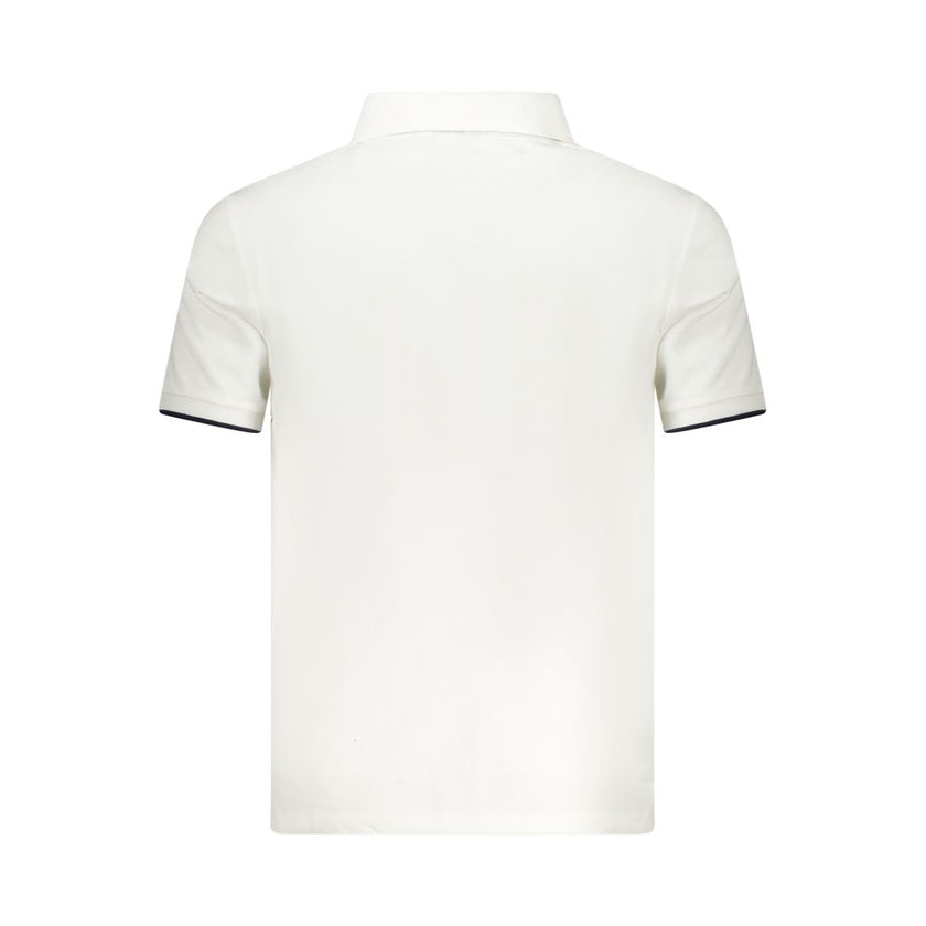 North Sails Bianco Baumwoll-Herrenpoloshirt