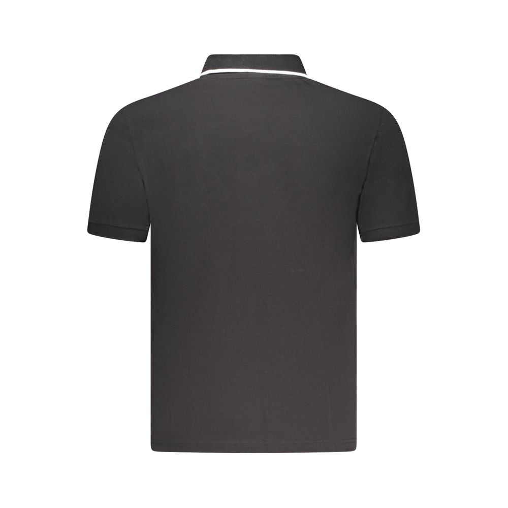 North Sails Schwarzes Herren-Poloshirt aus Baumwolle