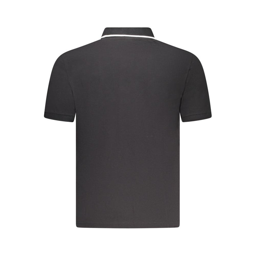 North Sails Schwarzes Herren-Poloshirt aus Baumwolle