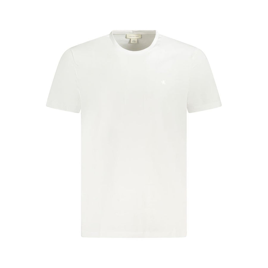 Calvin Klein Men's White Cotton T-Shirt