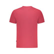 Napapijri Rotes Baumwoll-T-Shirt für Herren