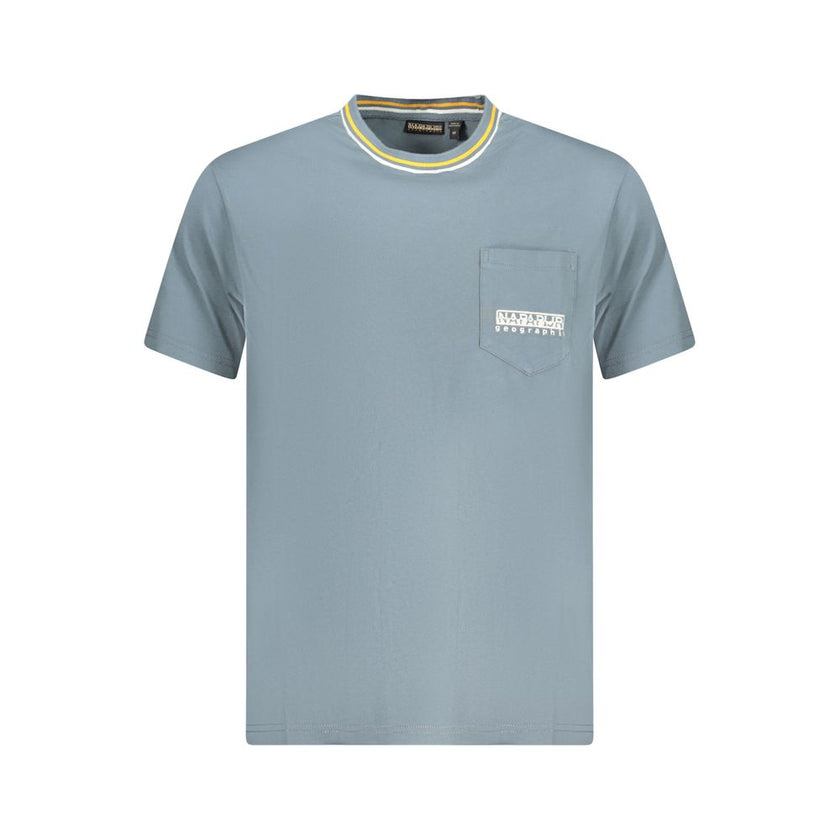 Napapijri Graues Baumwoll-T-Shirt