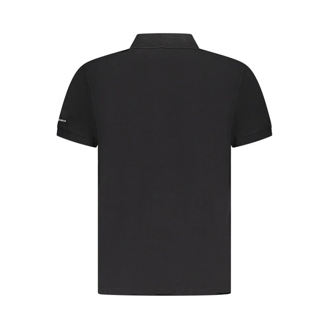 Trussardi Schwarzes Baumwoll-Poloshirt für Herren
